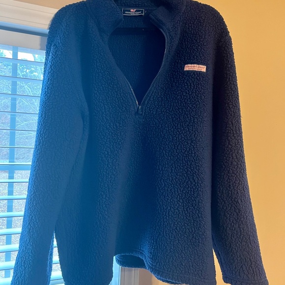 Vineyard Vines Unisex Navy Pullover - Picture 2 of 5